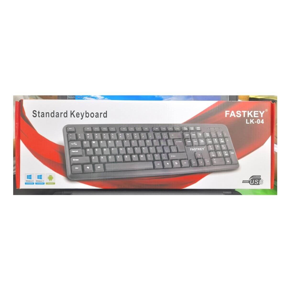 FastKey Standard Big Wired Keyboard