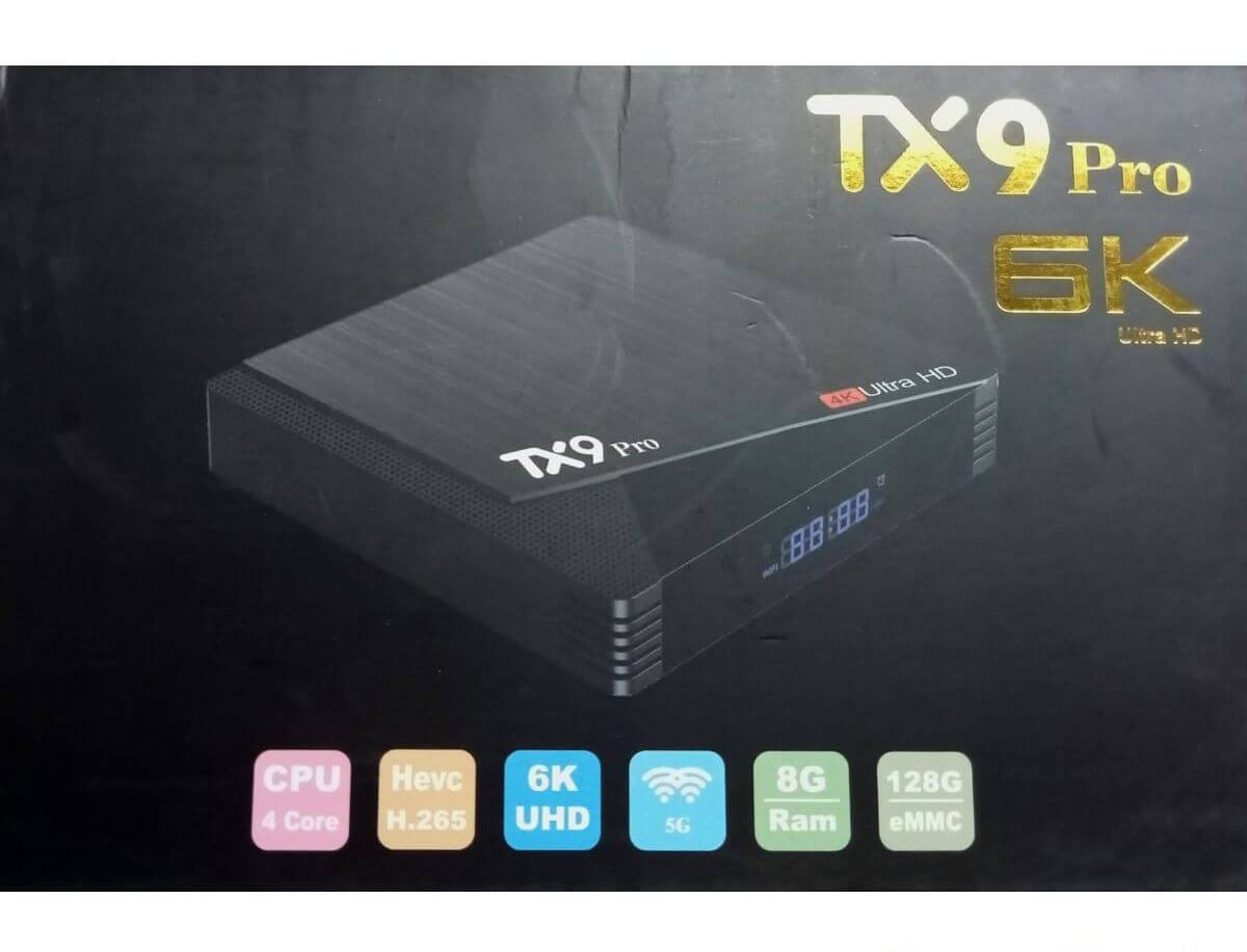 TX9 Pro 8K Ultra HD 8GB+128GB Android TV BoX {Poly}