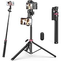 Ulanzi MT-78 Tripod With Dual Cold Shoe Mounts | Selfie Stick