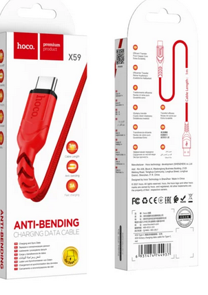 Hoco X59 Victory Charging Data Cable Type-C(L=2M)