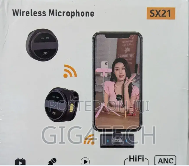 Sx21 Wireless Microphone For Type-C And Ios Noise Cancel