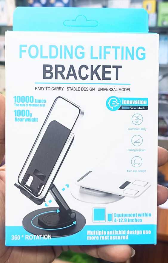 Folding lifting bracket 360° mobile stand