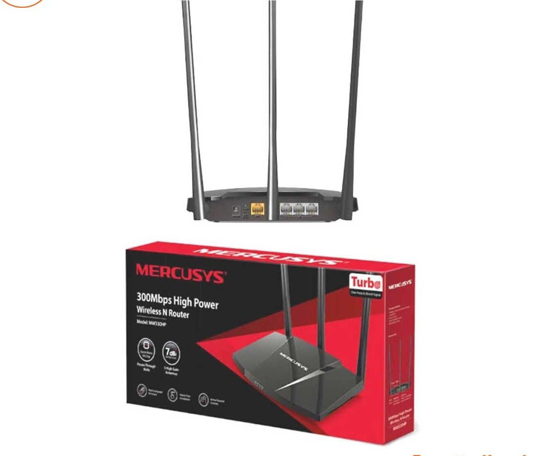 Mercusys MW330HP 300Mbps High Power Wireless N Router