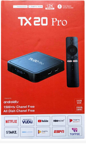 Android Smart TV Box TX20 Pro 12K Voice Control Remote