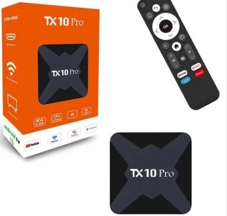 TX10 Pro 12K Ultra HD 16GB+256GB Android TV BoX Voice Control Remote